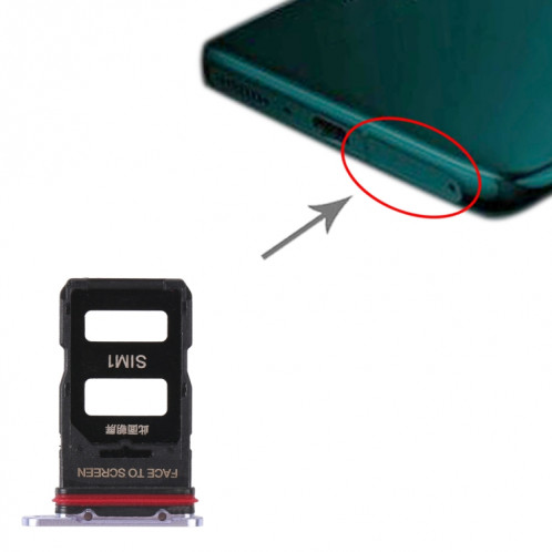 Plateau de carte SIM + plateau de carte SIM pour xiaomi mi 11 pro (violet) SH049P211-04