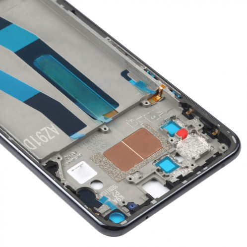 Plaque de lunette LCD de boîtier avant d'origine pour Xiaomi MI 11 Lite 5G / mi 11 Jeunesse (Noir) SH051B672-07