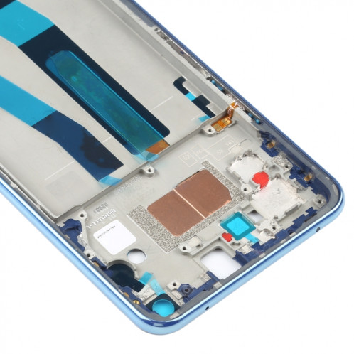 Plaque de lunette LCD de boîtier avant d'origine pour Xiaomi MI 11 Lite 4G M2101K9AG (bleu) SH053L833-07