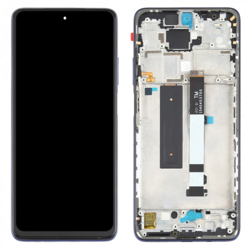 Écran LCD d'origine et numériseur Assemblage complet avec cadre pour Xiaomi Redmi Note 9 PRO 5G / MI 10T LITE 5G M2007J17C M2007J17G (Bleu) SH062L1609-07