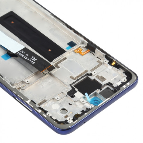 Écran LCD d'origine et numériseur Assemblage complet avec cadre pour Xiaomi Redmi Note 9 PRO 5G / MI 10T LITE 5G M2007J17C M2007J17G (Bleu) SH062L1609-07