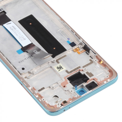 Écran LCD d'origine et numériseur Assemblage complet avec cadre pour Xiaomi Redmi Note 9 PRO 5G / MI 10T Lite 5G M2007J17C M2007J17G (plage d'or rose) SH62TT807-07