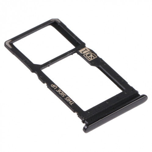 Plateau de carte SIM + plateau de cartes Micro SD pour Motorola Moto G Stylus (Noir) SH063B1893-04