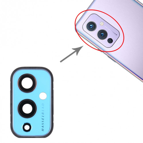 Pour OnePlus 9 (Édition IN/CN) Couvercle d'objectif d'appareil photo (Bleu) SH070L540-04