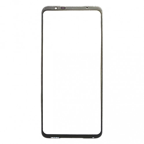 Lentille en verre extérieur à écran avant pour téléphone asus rog 5 zs673ks i005da (noir) SH103B1376-05
