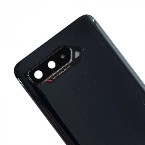 Couvercle arrière de la batterie d'origine pour téléphone Asus Rog Téléphone 5 ZS673KS (Noir) SH106B1918-06