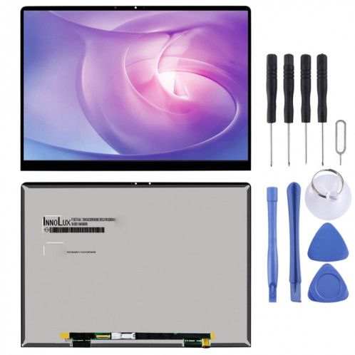 Écran LCD et numériseur Assemblage complet de Huawei MateBook 13 WRT-W19 WRT-W29, Touch n'est pas supporté (noir) SH132B1412-04