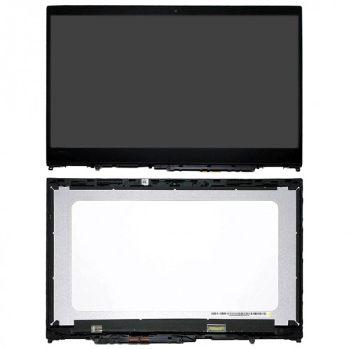 Écran LCD FHD OEM 1920 x 1080 pour Lenovo IdeaPad Flex 5-15 / Yoga 520 Assemblage complet du numériseur avec cadre (Noir) SH134B1145-04