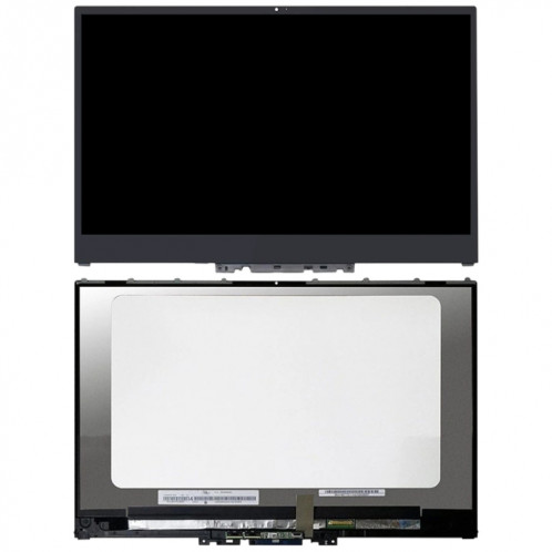 Écran LCD OEM 1920 x 1080 FHD 30 broches pour Lenovo Yoga 720-15 720-15IKB Assemblage complet du numériseur avec cadre (Noir) SH143B783-04