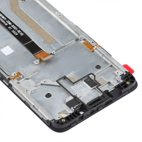 Écran LCD et numériseur Assemblage complet avec cadre pour Nokia C3 (Noir) SH64BL79-07