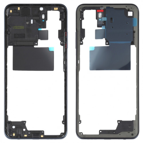 Plaque de lunette de cadre moyen pour Xiaomi Redmi Note 10 M2101K7AI M2101K7AG (Noir) SH189B261-07