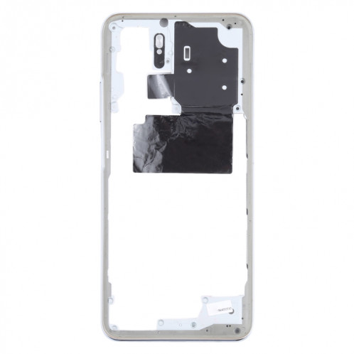Plaque de lunette de cadre moyen pour Xiaomi Redmi Note 10 M2101K7AI M2101K7AG (Blanc) SH189W1734-07
