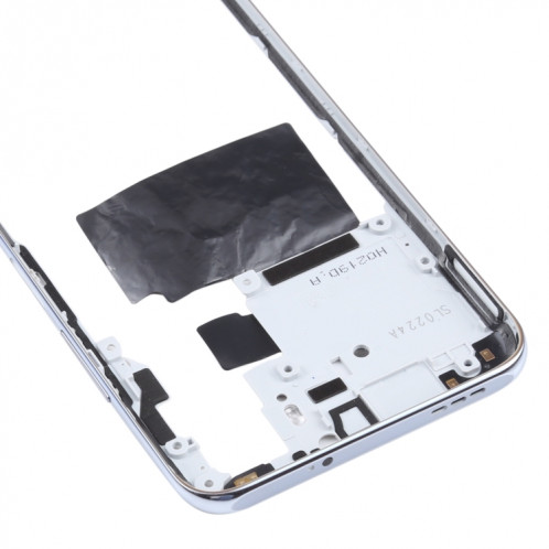 Plaque de lunette de cadre moyen pour Xiaomi Redmi Note 10 M2101K7AI M2101K7AG (Blanc) SH189W1734-07