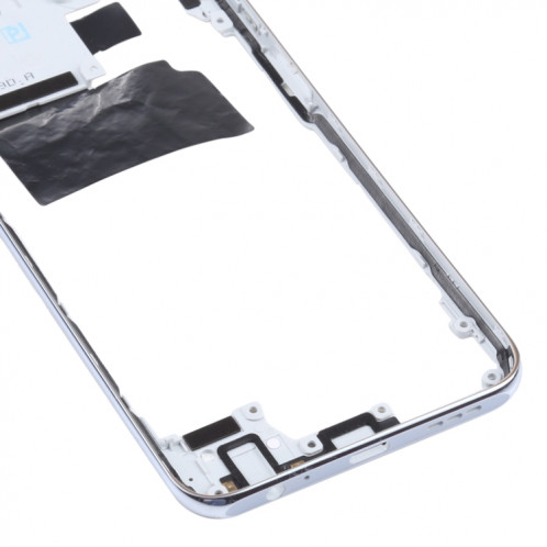 Plaque de lunette de cadre moyen pour Xiaomi Redmi Note 10 M2101K7AI M2101K7AG (Blanc) SH189W1734-07