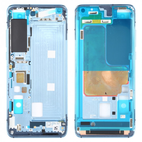Plaque de lunette de cadre LCD de boîtier d'origine pour Xiaomi Mi 10S (bleu) SH192L503-07