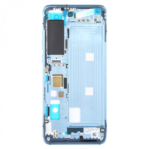 Plaque de lunette de cadre LCD de boîtier d'origine pour Xiaomi Mi 10S (bleu) SH192L503-07