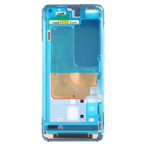 Plaque de lunette de cadre LCD de boîtier d'origine pour Xiaomi Mi 10S (bleu) SH192L503-07