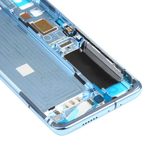 Plaque de lunette de cadre LCD de boîtier d'origine pour Xiaomi Mi 10S (bleu) SH192L503-07