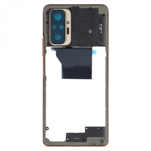 Plaque de lunette de cadre moyen pour Xiaomi Redmi Note 10 Pro MAX / REDMI NOTE 10 PRO / REDMI NOTE 10 PRO (INDE) M2101K6P M2101K6G M2101K6I (Gold) SH194J983-07