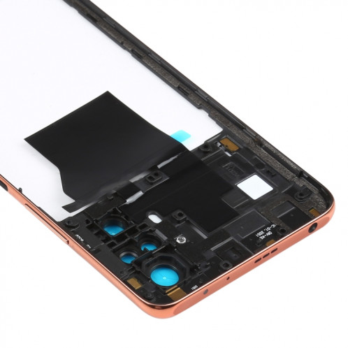 Plaque de lunette de cadre moyen pour Xiaomi Redmi Note 10 Pro MAX / REDMI NOTE 10 PRO / REDMI NOTE 10 PRO (INDE) M2101K6P M2101K6G M2101K6I (Gold) SH194J983-07