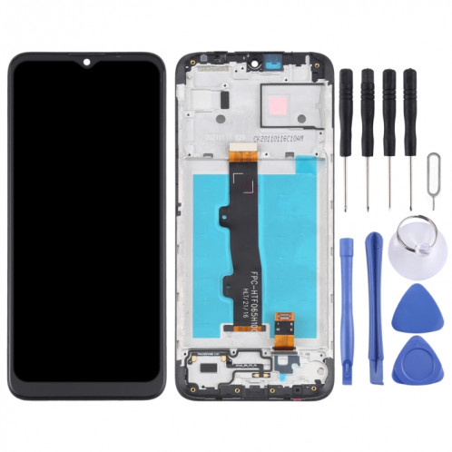 Écran LCD et numériseur Assemblage complet avec cadre pour Motorola Moto E7 Power PAMH0001IN PAMH0010IN PAMH0019IN (Noir) SH200B1984-07