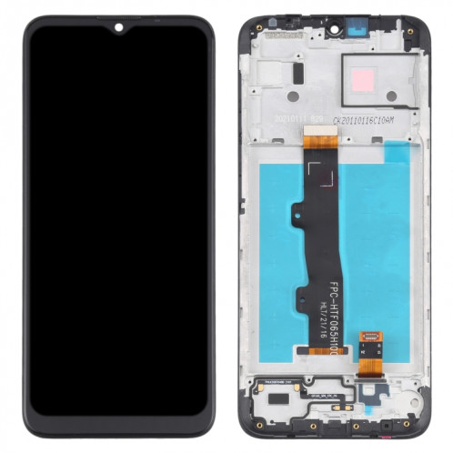 Écran LCD et numériseur Assemblage complet avec cadre pour Motorola Moto E7 Power PAMH0001IN PAMH0010IN PAMH0019IN (Noir) SH200B1984-07