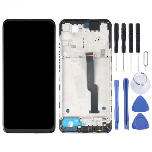 Écran LCD et numérisation Assemblage complet avec cadre pour Motorola One Fusion + Pakf0002in (Noir) SH202B1174-07