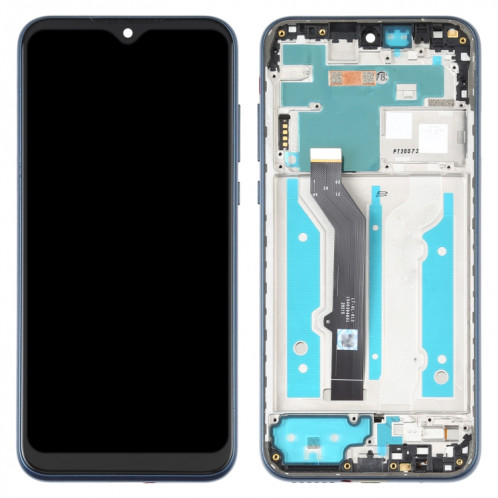 Écran LCD et numérisation Assemblage complet avec cadre pour Motorola Moto E (2020) (bleu) SH203L1324-07
