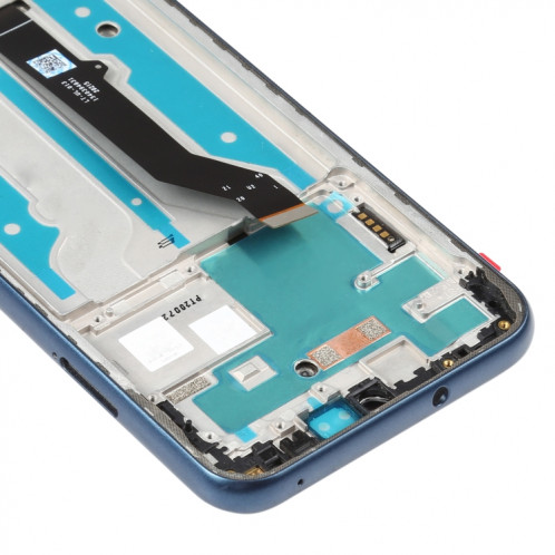 Écran LCD et numérisation Assemblage complet avec cadre pour Motorola Moto E (2020) (bleu) SH203L1324-07