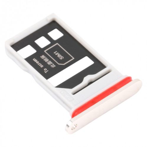 Plateau de carte SIM + plateau de carte SIM pour Huawei Nova 8 PRO 5G (argent) SH211S1837-04