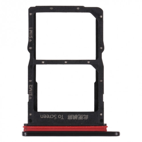 Plateau de carte SIM + plateau de carte SIM pour Huawei Nova 8 SE (Noir) SH214B1263-04