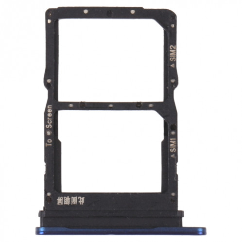 Plateau de carte SIM + plateau de carte SIM pour Huawei Nova 8 SE (Bleu) SH214L379-04