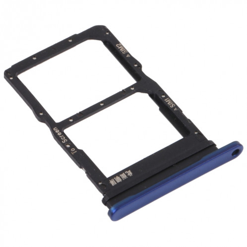 Plateau de carte SIM + plateau de carte SIM pour Huawei Nova 8 SE (Bleu) SH214L379-04