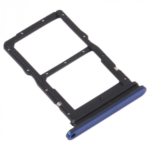 Plateau de carte SIM + plateau de carte SIM pour Huawei Nova 8 SE (Bleu) SH214L379-04