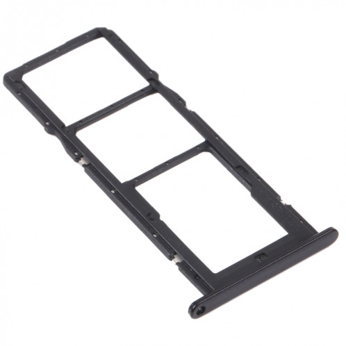 Plateau de carte SIM + plateau de carte SIM + plateau de carte micro SD pour Huawei Y7A (Noir) SH215B1053-04