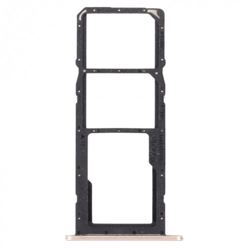 Plateau de carte SIM + plateau de carte SIM + plateau de carte micro SD pour Huawei Y7A (Gold) SH215J566-04