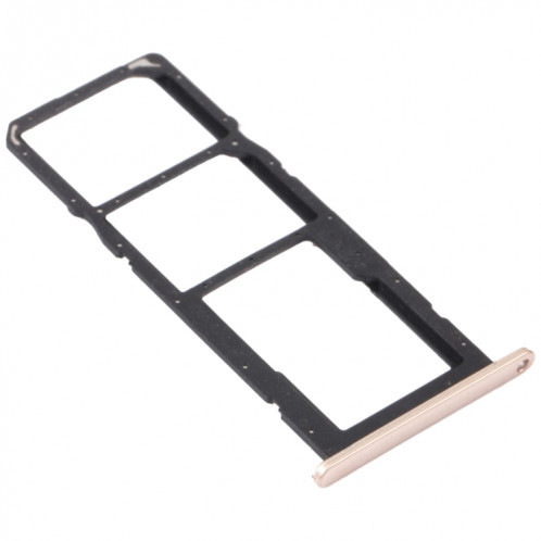Plateau de carte SIM + plateau de carte SIM + plateau de carte micro SD pour Huawei Y7A (Gold) SH215J566-04