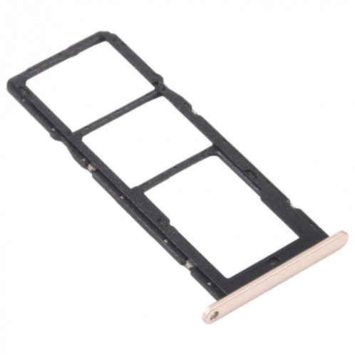 Plateau de carte SIM + plateau de carte SIM + plateau de carte micro SD pour Huawei Y7A (Gold) SH215J566-04