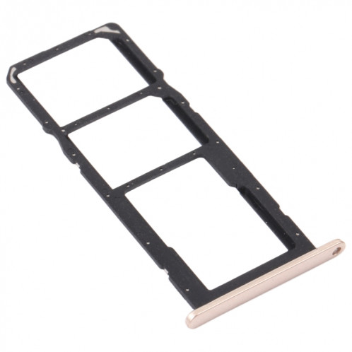 Plateau de carte SIM + plateau de carte SIM + plateau de carte micro SD pour Huawei P Smart 2021 (Gold) SH218J391-04