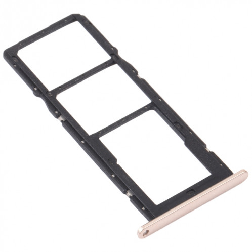 Plateau de carte SIM + plateau de carte SIM + plateau de carte micro SD pour Huawei P Smart 2021 (Gold) SH218J391-04