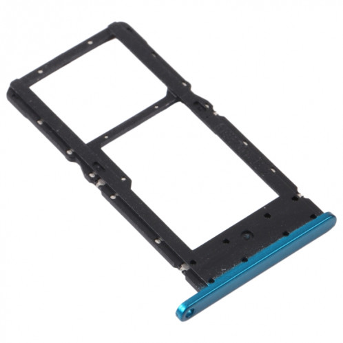 Plateau de carte SIM + plateau de carte SIM / plateau de carte micro SD pour Huawei Maimang 9 (Bleu) SH220L312-04