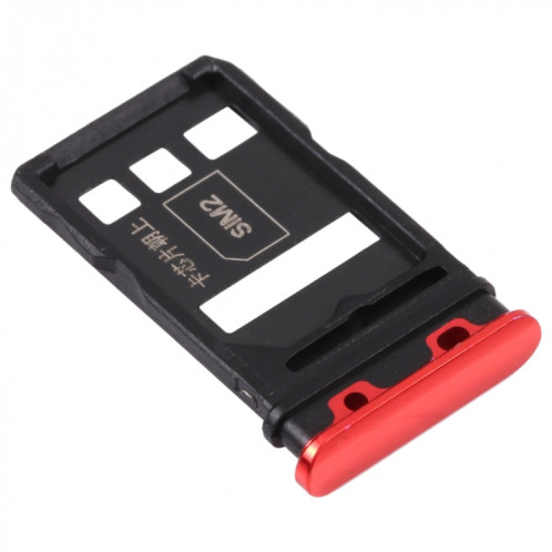 Plateau de carte SIM + plateau de carte SIM pour Honor Play4 Pro (rouge) SH223R1236-04
