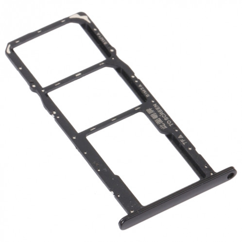Plateau de carte SIM + plateau de carte SIM + plateau de carte micro SD pour l'honneur 8s 2020 (Noir) SH225B718-04