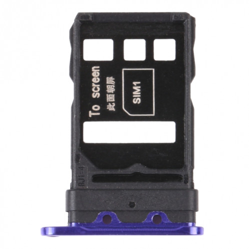 Plateau de carte SIM + plateau de carte SIM pour Huawei Nova 7 PRO 5G (violet) SH229P648-04
