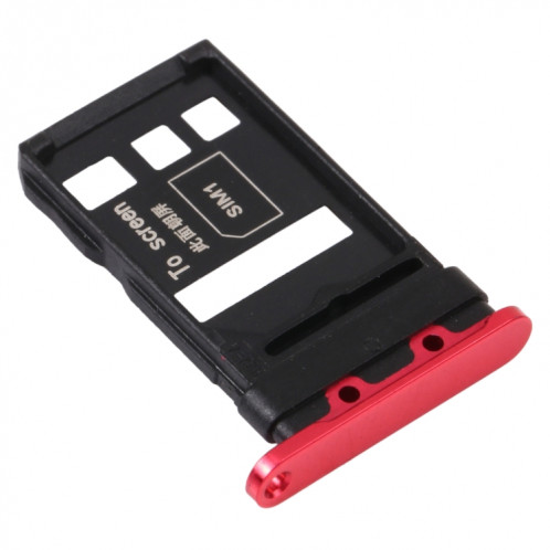 Plateau de carte SIM + plateau de carte SIM pour Huawei Nova 7 Pro 5g (rouge) SH229R1729-04