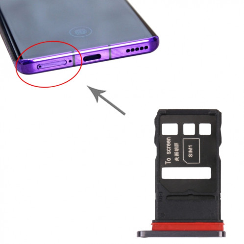 Plateau de carte SIM + Plateau de carte SIM pour l'honneur 30 PRO (Noir) SH232B908-04