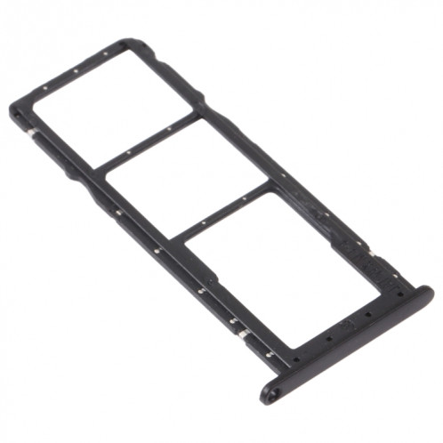 Plateau de carte SIM + plateau de carte SIM + plateau de carte micro SD pour l'honneur 8A 2020 (Noir) SH233B1241-04