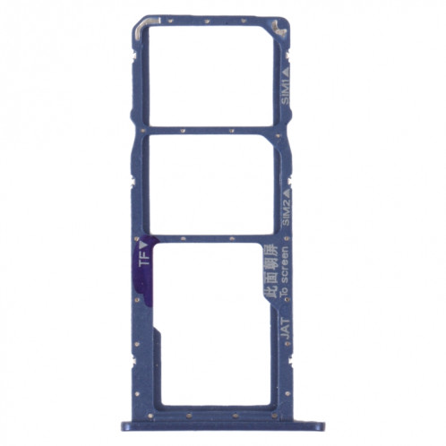 Plateau de carte SIM + plateau de carte SIM + plateau de carte micro SD pour l'honneur 8A 2020 (violet) SH233P1823-04