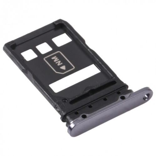 Plateau de carte SIM + Bac de carte NM pour Huawei P40 Pro + (Noir) SH234B443-04