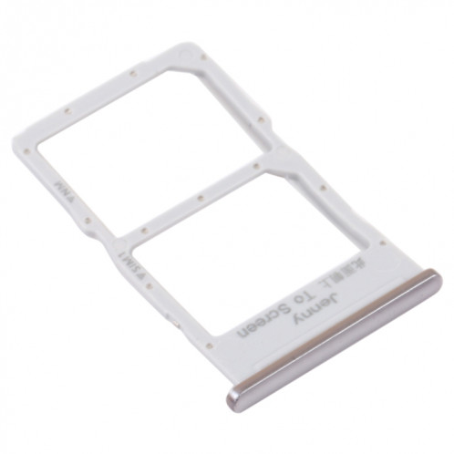 Plateau de carte SIM + Bac de carte NM pour Huawei Nova 7i (Argent) SH235S972-04